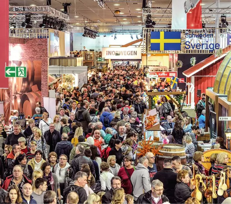 La Semaine verte, à Berlin,
l’équivalent du Salon
international de l’agriculture
à Paris, est un rendez-vous
majeur pour le monde agricole
et agroalimentaire allemand.