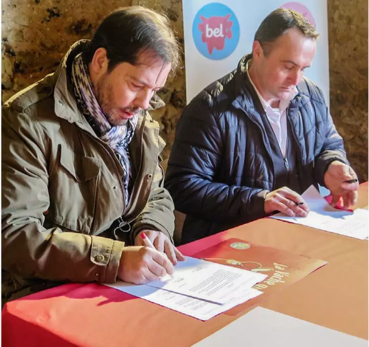 Antoine Fiévet, PDG de Bel, et
Gilles Pousse, président de l’APBO