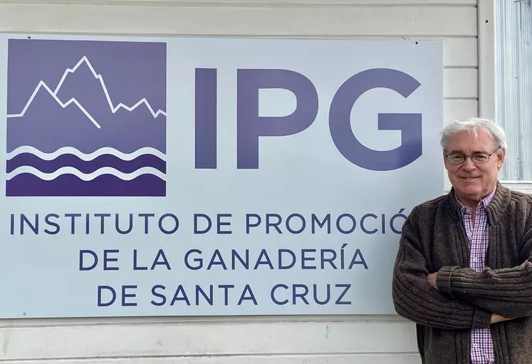 Miguel O’Byrne, président de l’institut de promotion de l’élevage de la province de Santa Cruz.