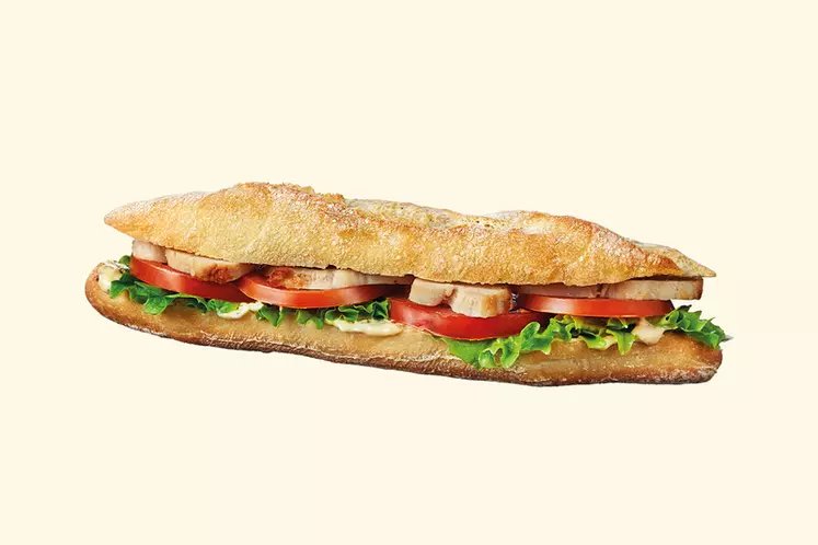 Les sandwiches au poulet sont parmi les plus vendus de Pomme de pain.