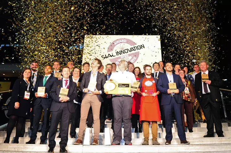 La remise des prix des Sial Innovation en 2018, dernière édition du Sial.
