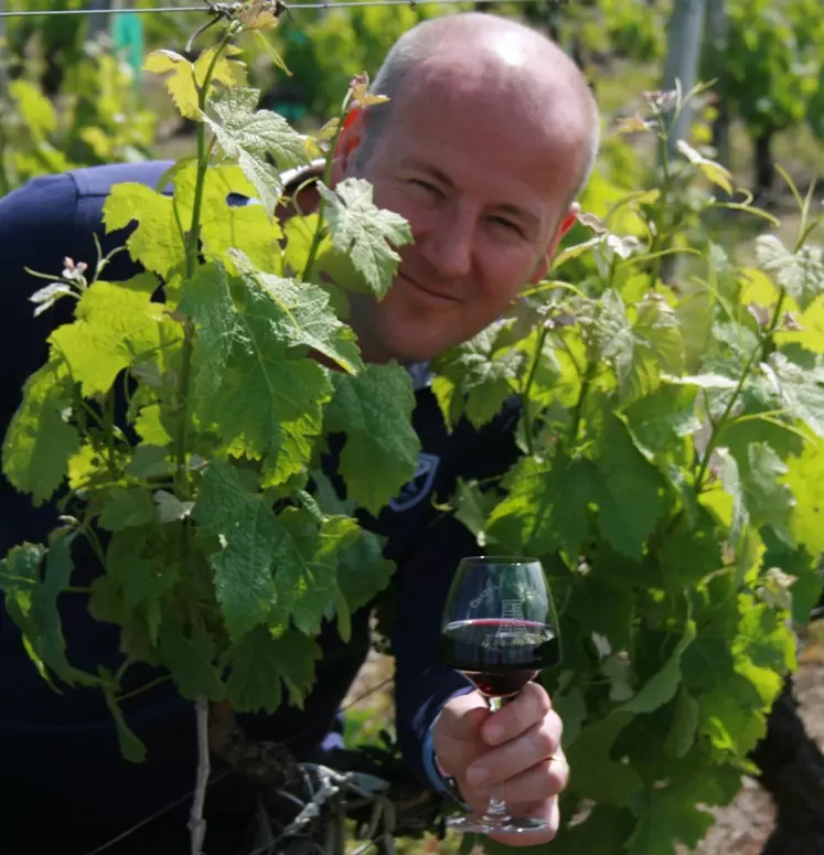 Cédric Coubris, président des Vignerons indépendants de Gironde. © DR