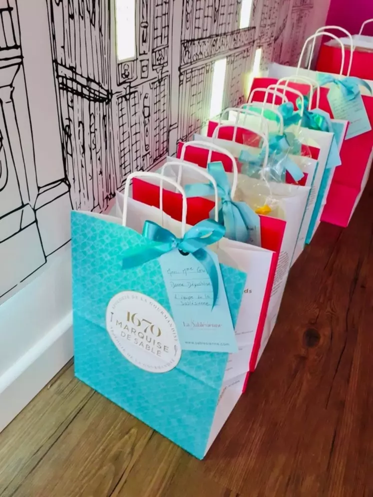 La préparation de la commande est assurée en boutique. © DR
