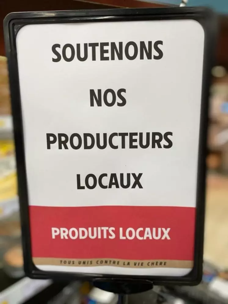 Le magasin propose de faire un dépôt-vente aux producteurs locaux. © Th. G.