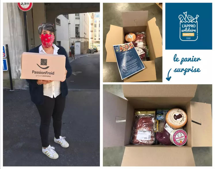 L'offre L'Appro solidaire du quartier propose aux particuliers des paniers surprise de 6 kg. © DR