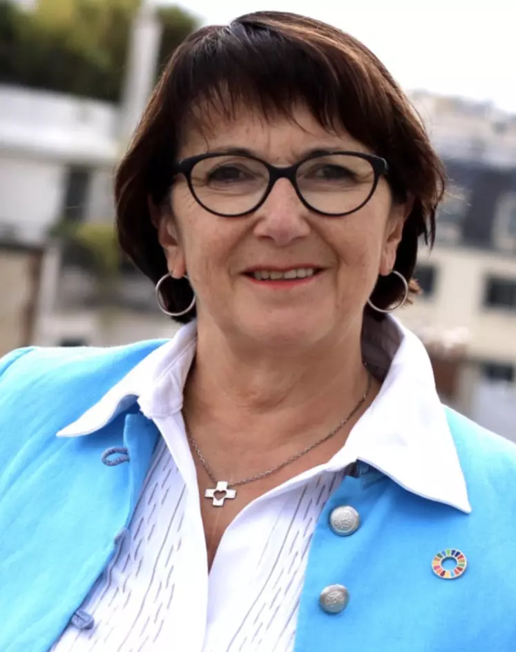 Christiane Lambert, présidente de la FNSEA. © DR