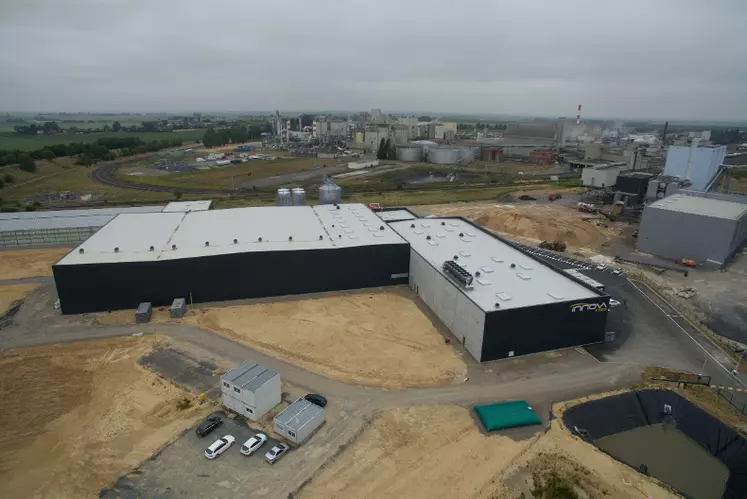 Le site de Nesle est le second  d'Innovafeed, après son usine pilote située à Gouzeaucourt (Nord). © DR