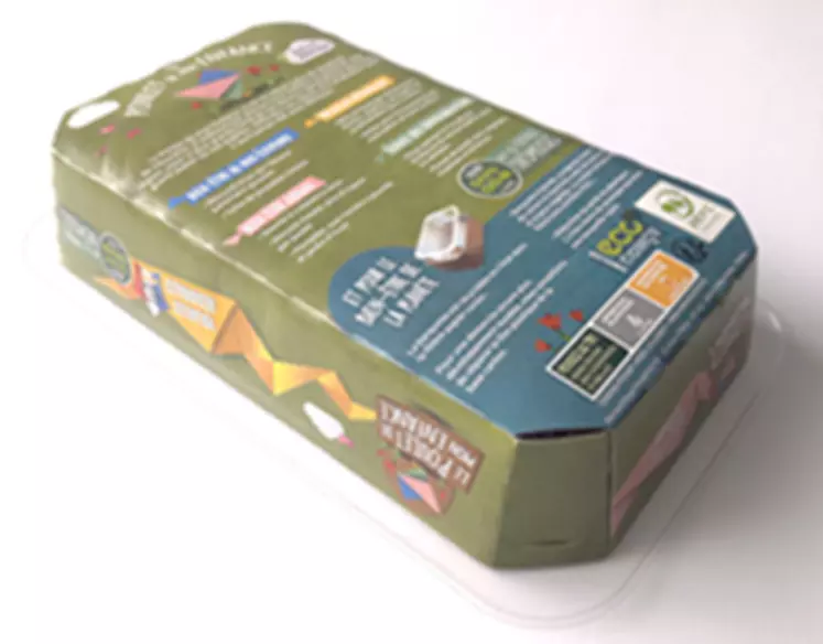 Conçu avec Virgin Bio Pack, l'emballage est constitué à 60% de carton. © DR