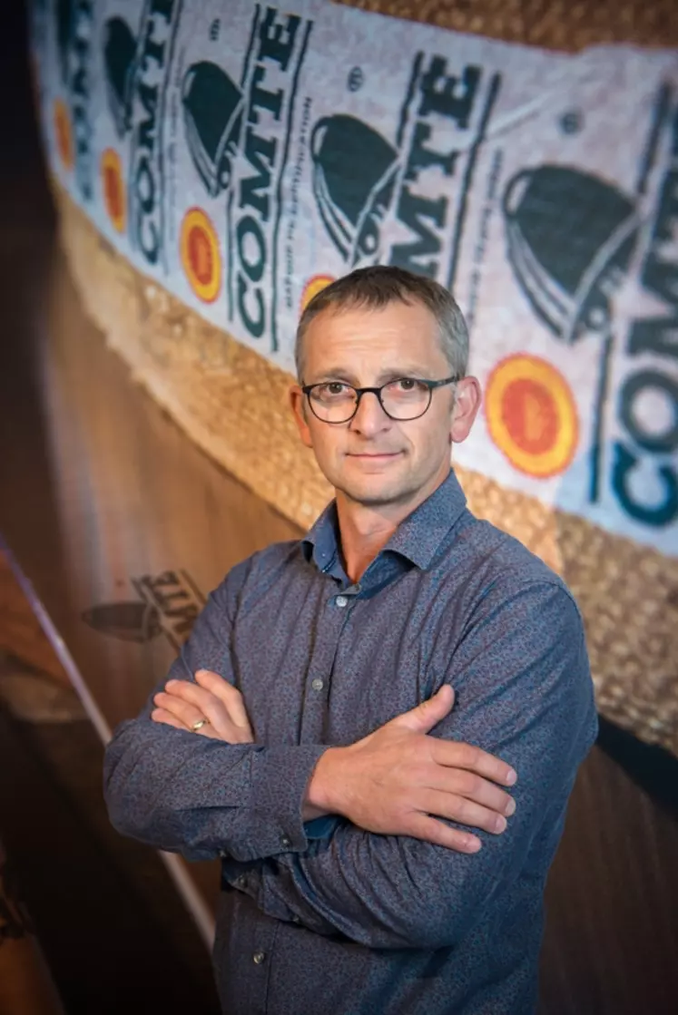 Alain Mathieu, président de l'interprofession du comté. © CIGC/Olivier Marie