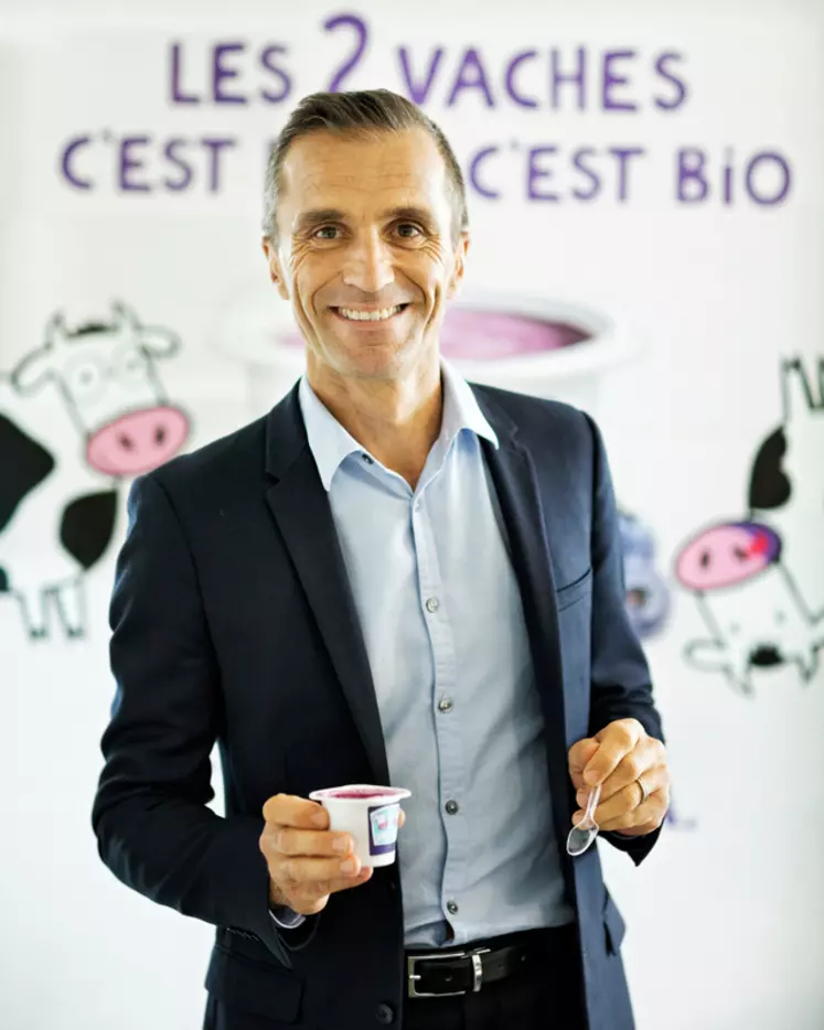 Christophe Audouin, directeur général de Les prés rient bio. © DR