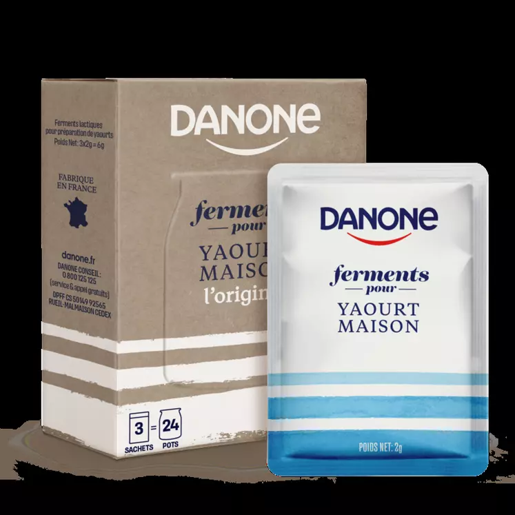 Danone teste la vente de ferments pour yaourts
