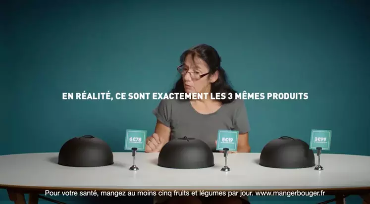 Avec sa publicité, Aldi démontre que le prix d'un produit biaise les préférences gustatives. © Capture d'écran Youtube