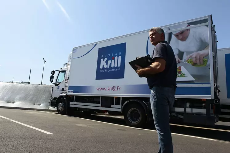 Krill continuera de livrer la restauration occitane avec ses camions depuis le Min de Toulouse. © Krill (Even)