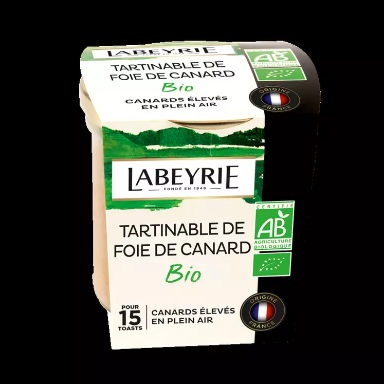 Labeyrie offre une alternative tartinable bio au foie gras. © LFF