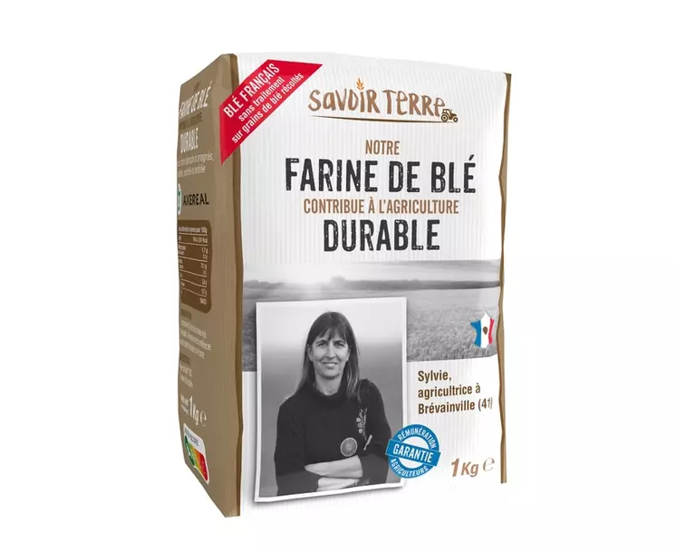 La farine Savoir Terre est issu de la démarche culturale CultivUp. © Axiane Meunerie
