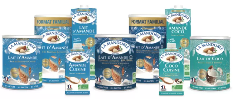 Lait d'Amande Bio - La Mandorle - Sans Lactose - Lait en Poudre