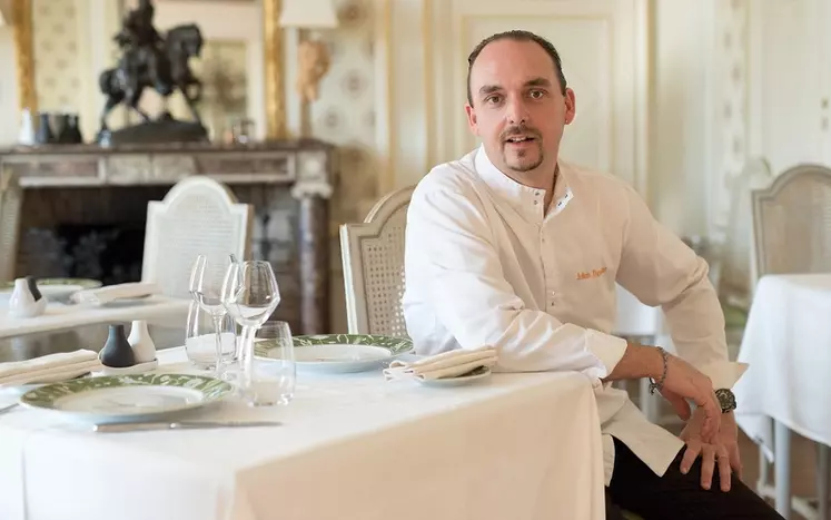 Le Chef étoilé Julien Thomasson.
