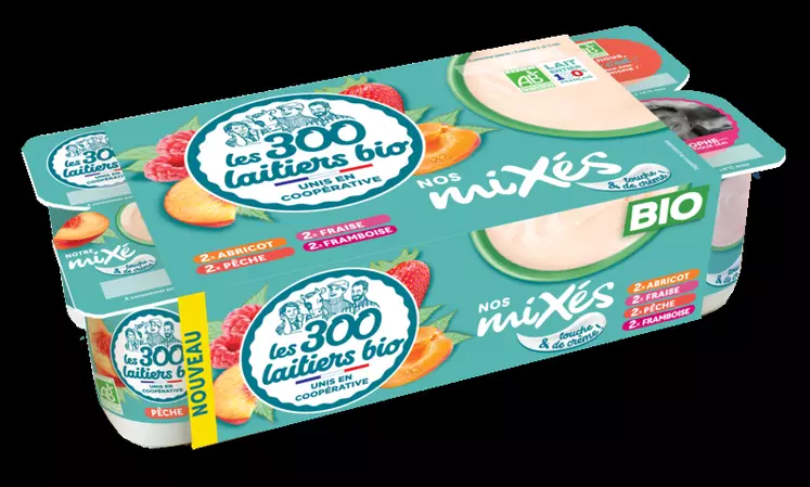 Pack de 8 yaourts sécables des 300 Laitiers Bio