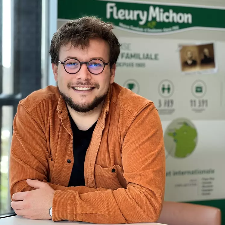 Clément Fournis, responsable emballages de Fleury Michon