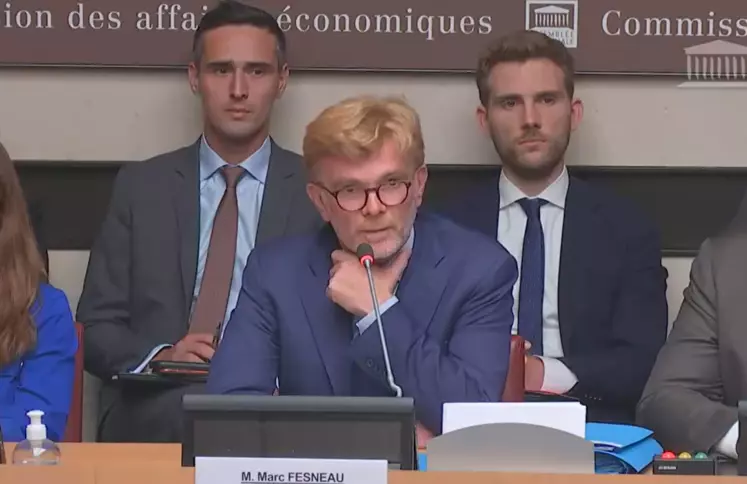 Marc Fesneau, ministre de l'Agriculture et la Souveraineté alimentaire, le 21 septembre 2022 devant la Commission des affaires économiques de l'Assemblée nationale.