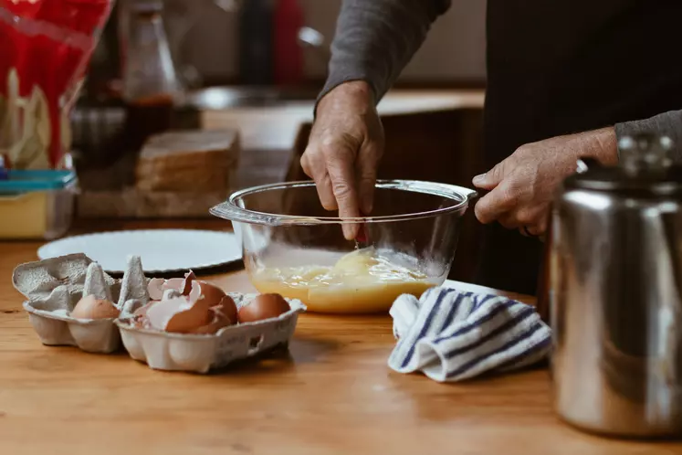 Les oeufs profitent du fait-maison