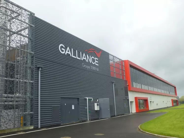 La nouvelle usine Galliance à Ancenis.