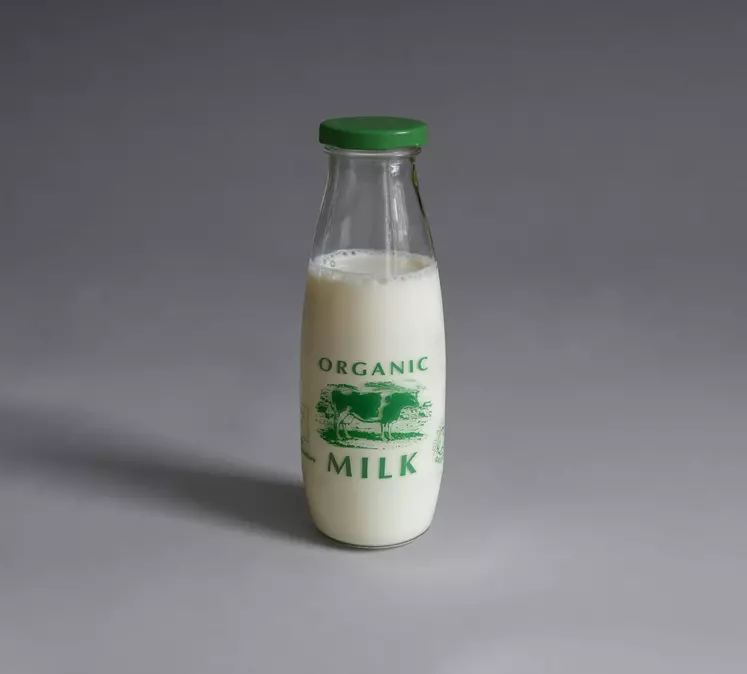 bouteille lait bio