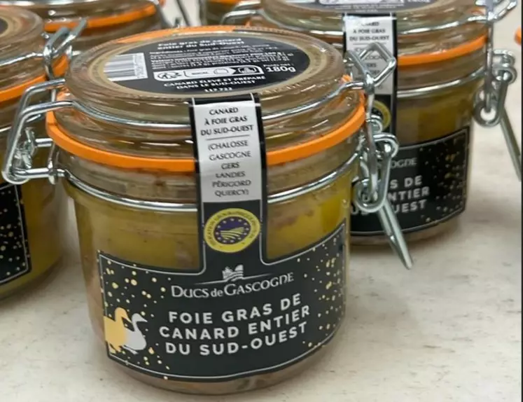 Foie gras en conserve Ducs de Gascogne