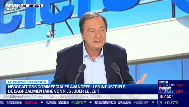 Michel-Edouard Leclerc ce mardi 17 octobre sur BFM Business