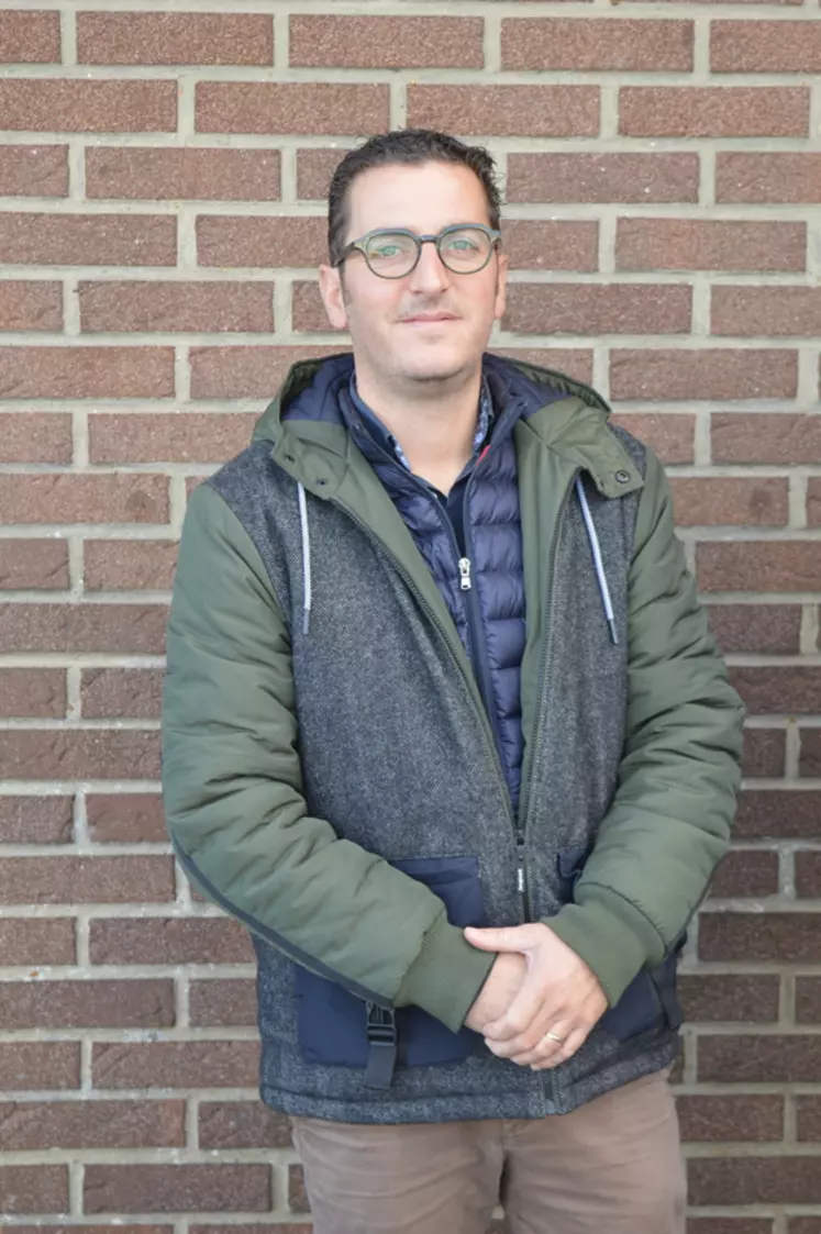 Nicolas Delattre, producteur de chou pour Cofigeo. 
