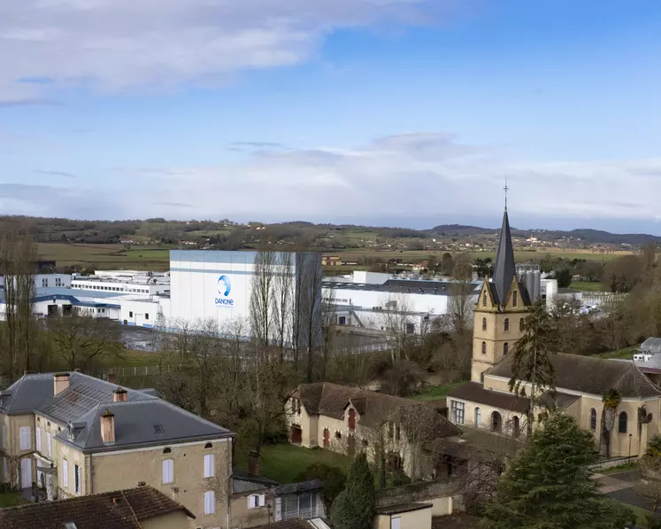 Le site Danone de Villecomtal-sur-Arros, dans le Gers