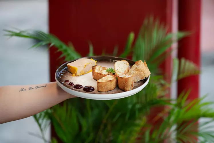 assiette de foie gras 