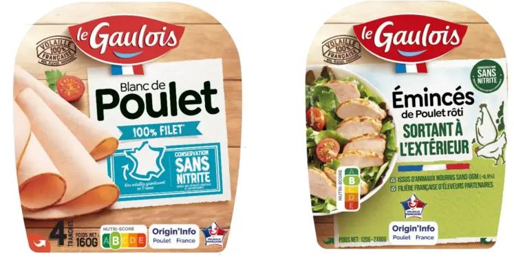packaging poulet le gaulois