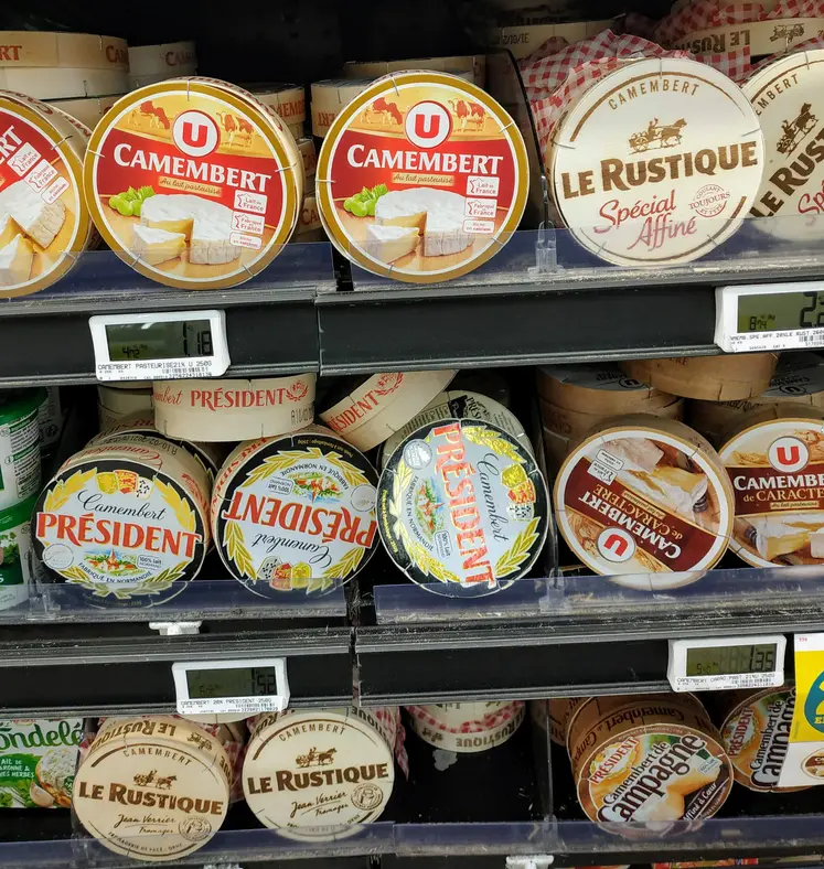 rayon camembert en GMS