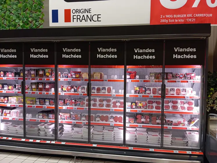 rayon viande hachée
