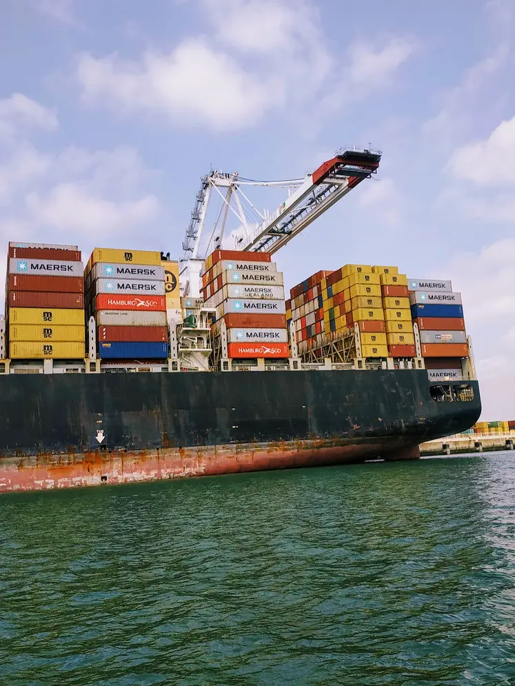 Porte conteneur le havre