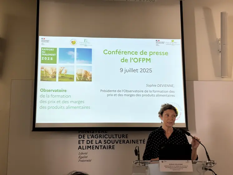Sophie Devienne présente le rapport OFPM 2025