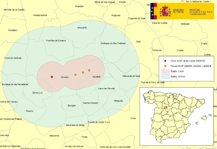carte de l'espagne