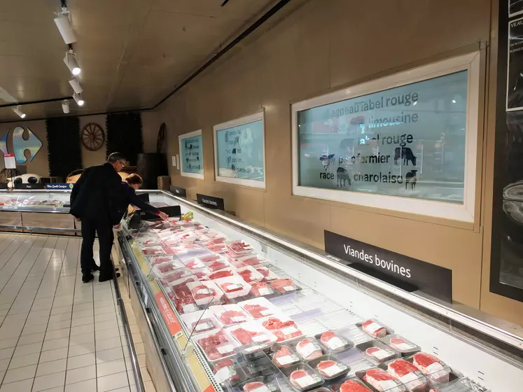 rayon boucherie en gms