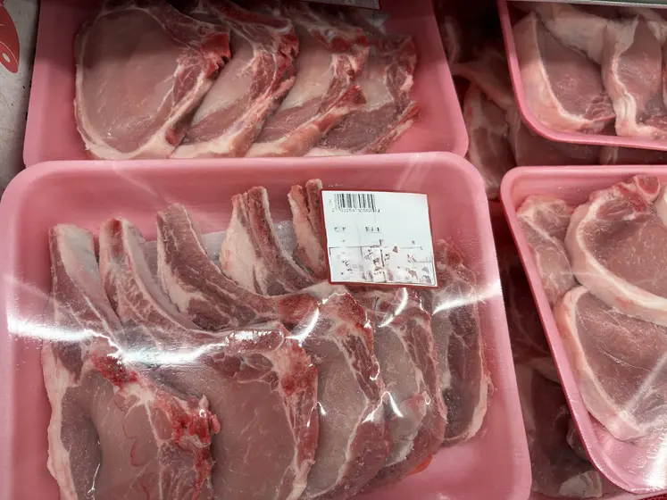 Le porc vendu en grandes surfaces