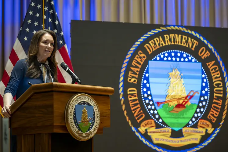 USDA Secretary Brooke Rollins spoke 