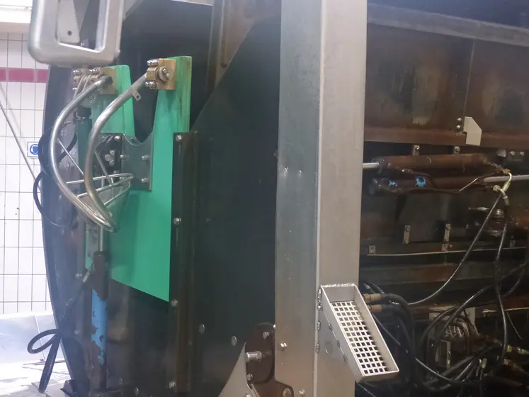 zone de contention en abattoir