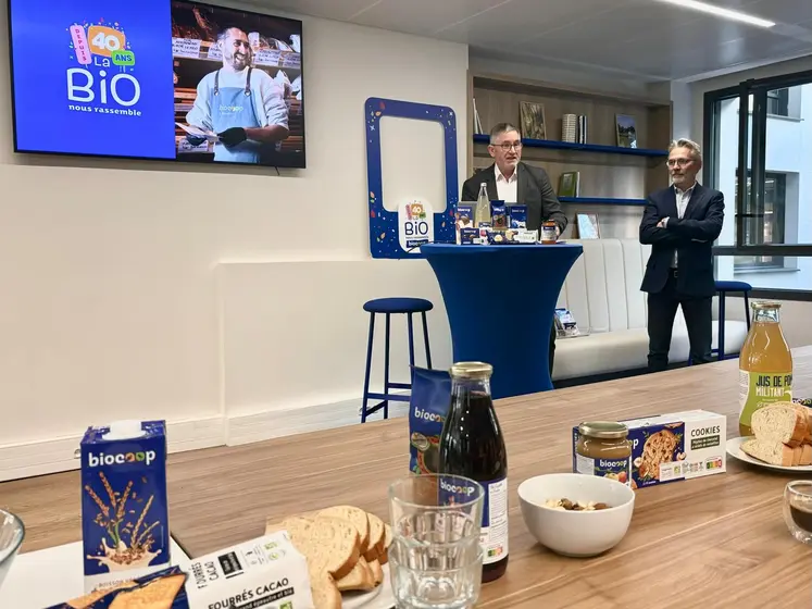 Conférence de Biocoop au sein des bureaux de Paris