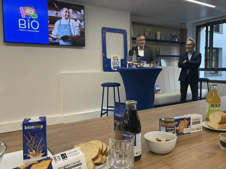 Conférence de Biocoop au sein des bureaux de Paris