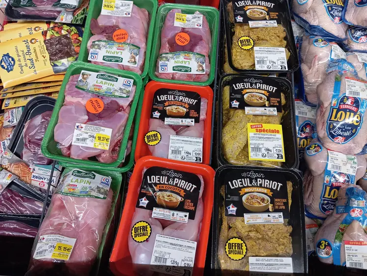  Produits de lapin vendus en grande distribution