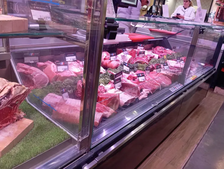 rayon viande en boucherie