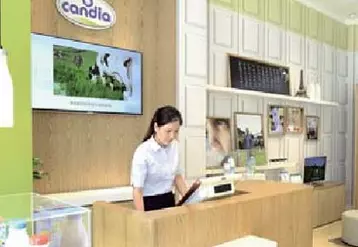Candia se développe en Chine.
Une boutique vient d'ouvrir à
Wenzhou au sud de Shangaï.
D'autres ouvertures devraient
suivre.