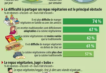Infographie végétariens