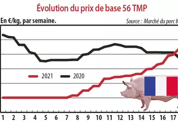 Evolution du prix de base 56 TMP