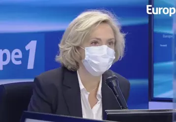 Valérie Pécresse, présidente de la région Ile-de-France hier sur Europe 1. © Capture d'écran Europe 1